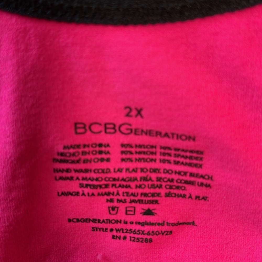 ‼️NWT BCBG 2 BRA PINK/GRAY COMFORT BRA SET - Picture 3 of 6